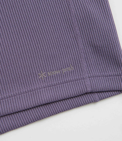 Snow Peak Dry Thermal T-Shirt in Light Purple