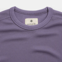 Snow Peak Dry Thermal T-Shirt in Light Purple thumbnail