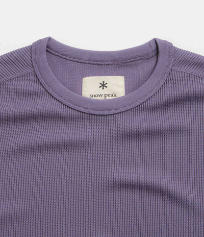 Snow Peak Dry Thermal T-Shirt in Light Purple