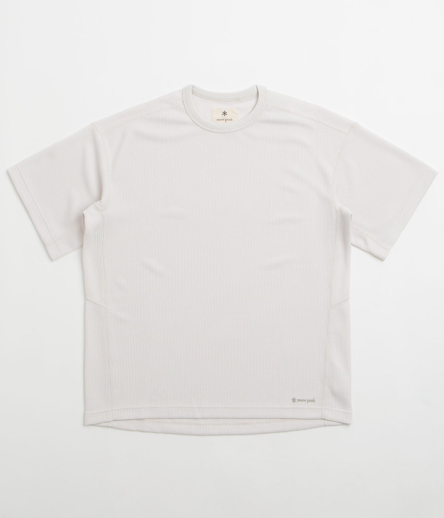 Snow Peak Dry Thermal T-Shirt in Off White