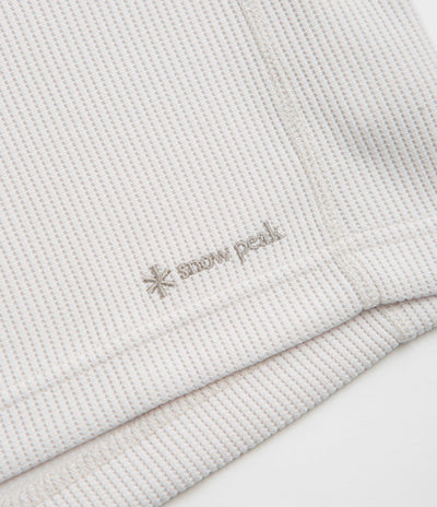 Snow Peak Dry Thermal T-Shirt in Off White