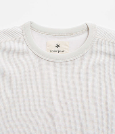 Snow Peak Dry Thermal T-Shirt in Off White