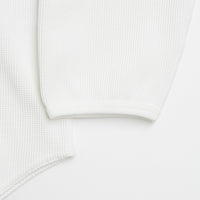 Snow Peak Dry Waffle Long Sleeve T-Shirt in Off White thumbnail