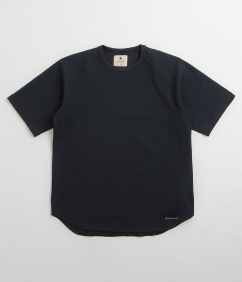 Snow Peak Dry Waffle T-Shirt - Dark Navy