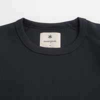 Snow Peak Dry Waffle T-Shirt in Dark Navy thumbnail