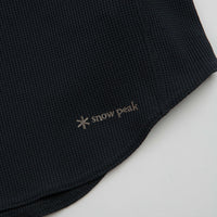 Snow Peak Dry Waffle T-Shirt in Dark Navy thumbnail