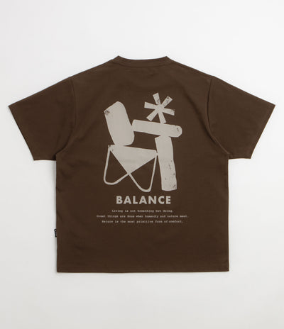 Snow Peak Elemental Balance T-Shirt - Brown