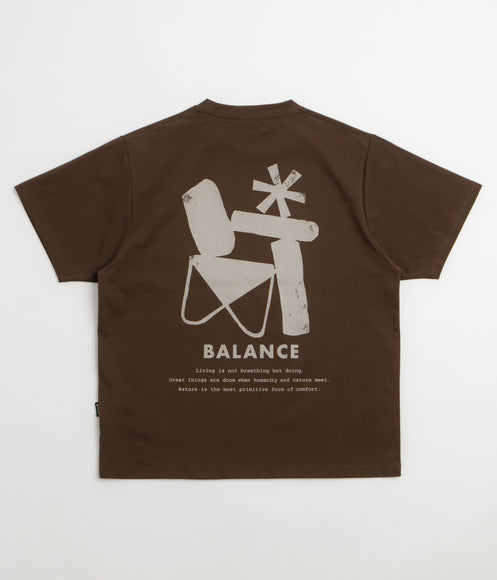 Snow Peak Elemental Balance T-Shirt - Brown