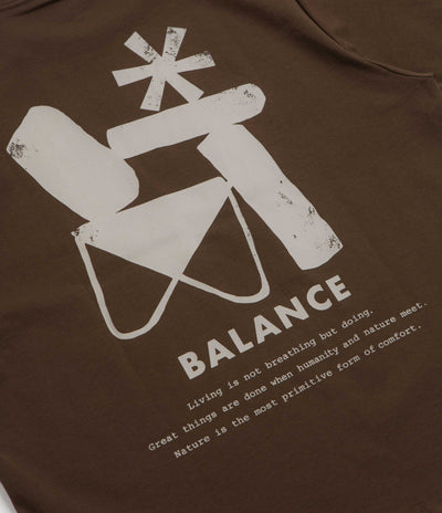 Snow Peak Elemental Balance T-Shirt - Brown