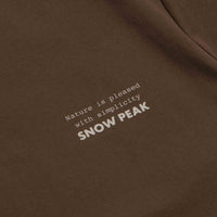 Snow Peak Elemental Balance T-Shirt - Brown thumbnail