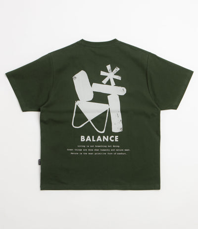 Snow Peak Elemental Balance T-Shirt - Dark Green