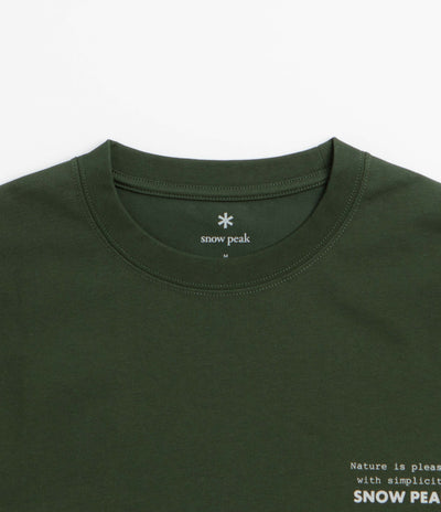 Snow Peak Elemental Balance T-Shirt - Dark Green