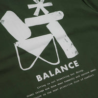 Snow Peak Elemental Balance T-Shirt - Dark Green thumbnail