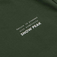 Snow Peak Elemental Balance T-Shirt - Dark Green thumbnail