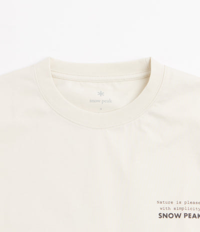 Snow Peak Elemental Balance T-Shirt - Ivory
