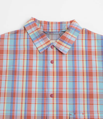 Snow Peak Fade Check Breezy Shirt in Red