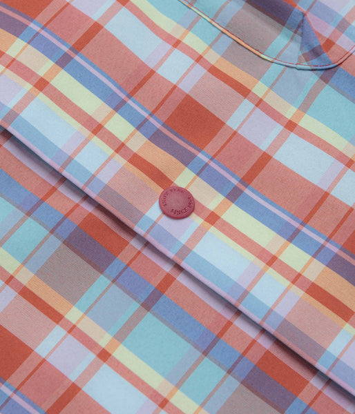 Snow Peak Fade Check Breezy Shirt - Red | flatspot
