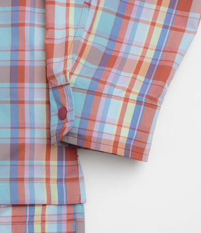 Snow Peak Fade Check Breezy Shirt in Red