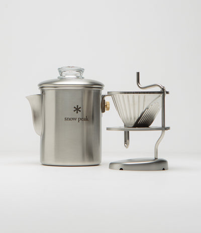 Snow Peak Field Coffee Master in Silver
