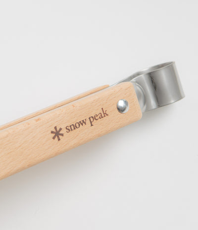 Snow Peak Fire Tongs in Stainless Steel