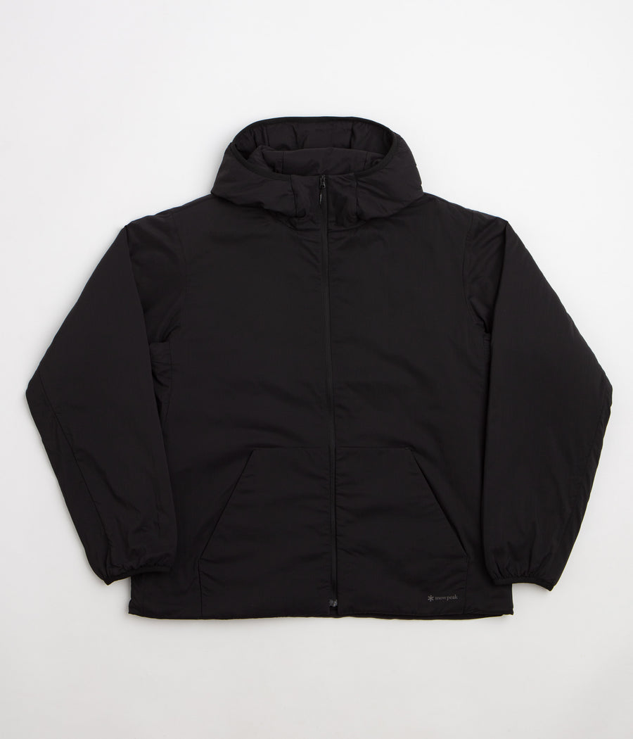 Snow Peak Flexible Insulated Zip Parka - Black