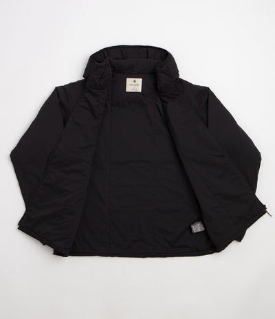 Snow Peak Flexible Insulated Zip Parka in Black