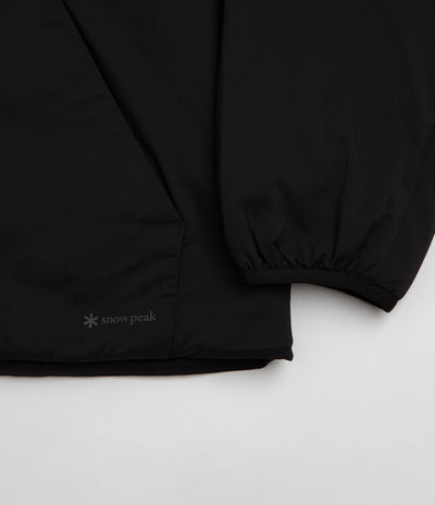 Snow Peak Flexible Insulated Zip Parka in Black