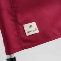 Snow Peak Folding Chair in Red thumbnail