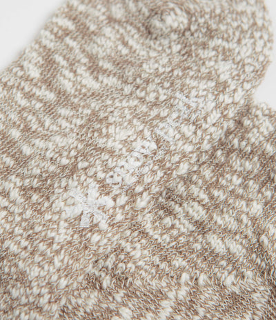 Snow Peak Garagara Socks in Brown