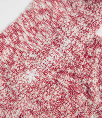 Snow Peak Garagara Socks in Red