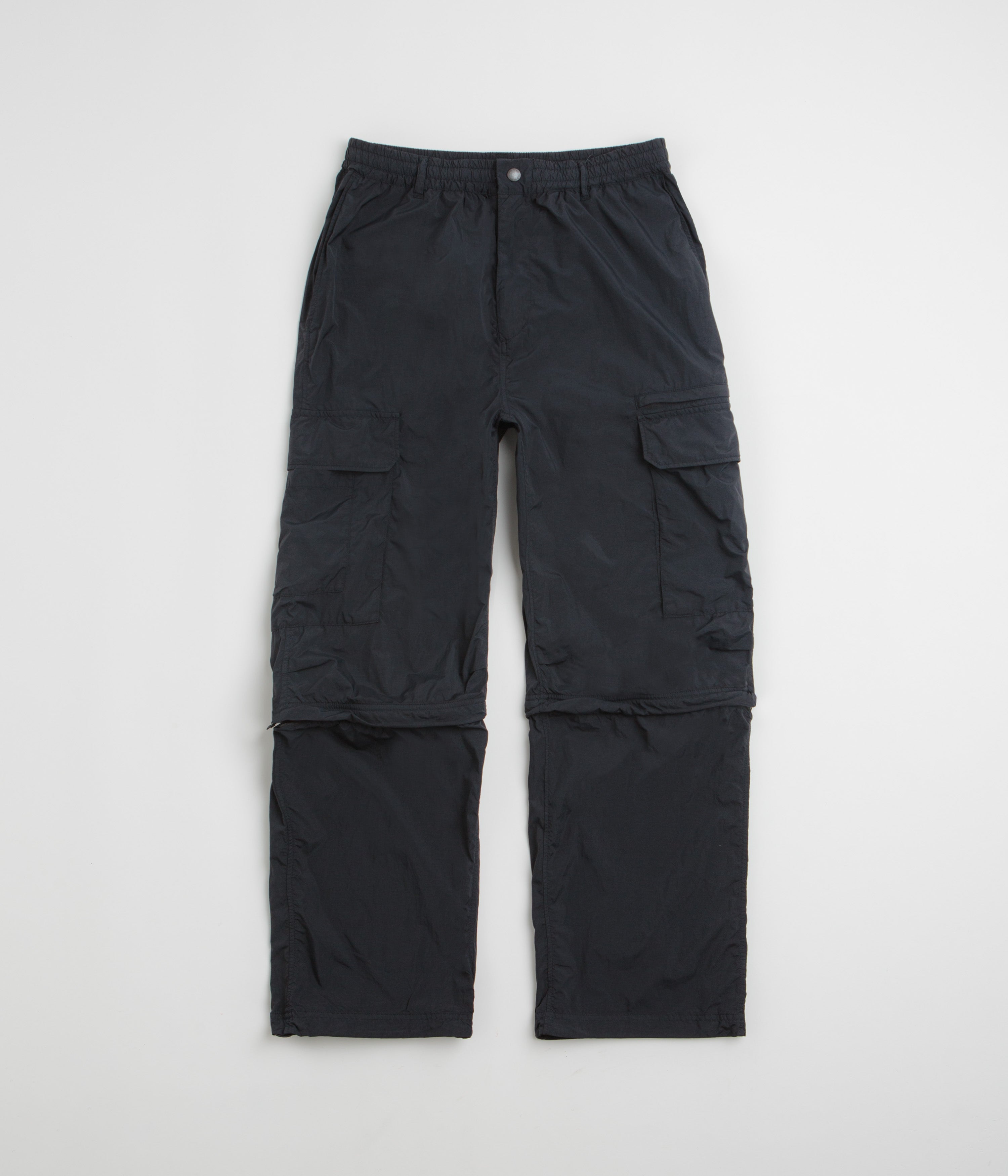 Snow Peak Garment Dyed Convertible Pants in Black