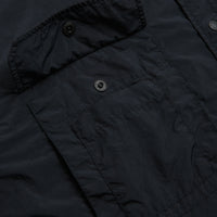 Snow Peak Garment Dyed Convertible Shirt in Black thumbnail