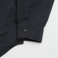 Snow Peak Garment Dyed Convertible Shirt in Black thumbnail