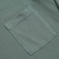 Snow Peak Garment Dyed Long Sleeve T-Shirt in Dark Green thumbnail