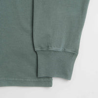 Snow Peak Garment Dyed Long Sleeve T-Shirt in Dark Green thumbnail