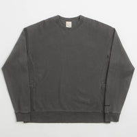 Snow Peak Garment Dyed Sweatshirt in Charcoal thumbnail