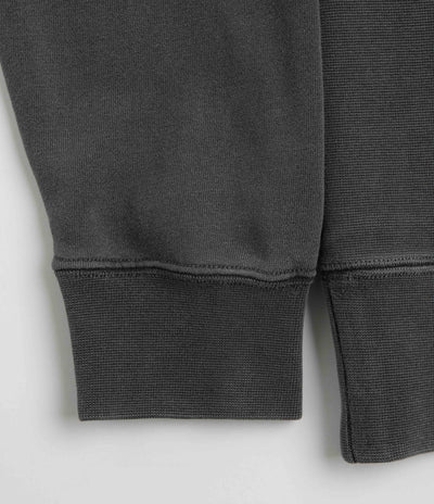 Snow Peak Garment Dyed Sweatshirt in Charcoal