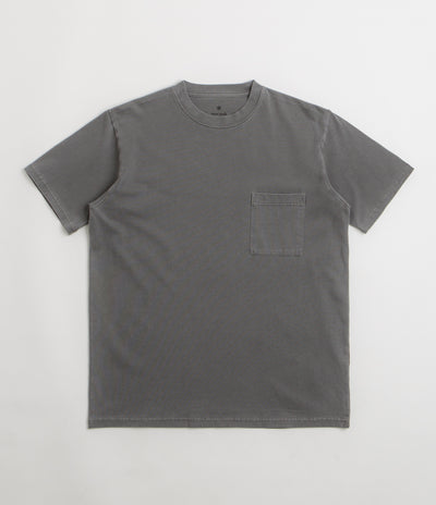 Snow Peak Garment Dyed T-Shirt in Charcoal