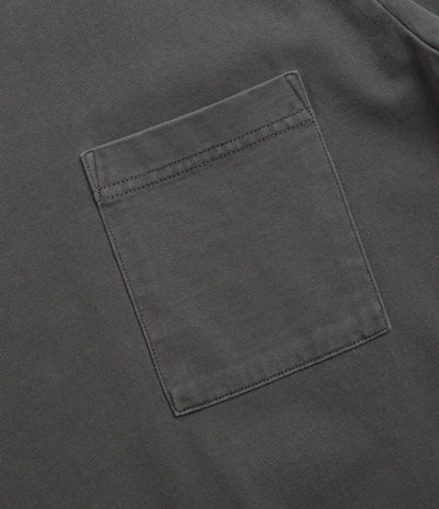 Snow Peak Garment Dyed T-Shirt in Charcoal