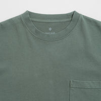 Snow Peak Garment Dyed T-Shirt in Dark Green thumbnail