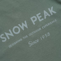 Snow Peak Garment Dyed T-Shirt in Dark Green thumbnail