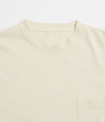 Snow Peak Garment Dyed T-Shirt in Ivory