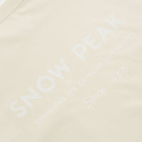 Snow Peak Garment Dyed T-Shirt in Ivory thumbnail