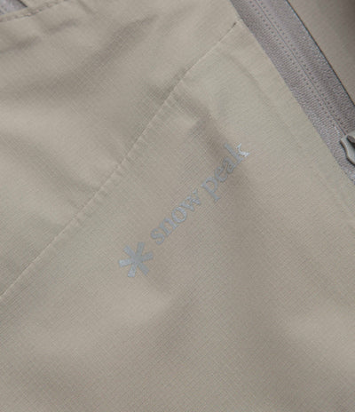 Snow Peak Gore-Tex Rain Jacket in Greige