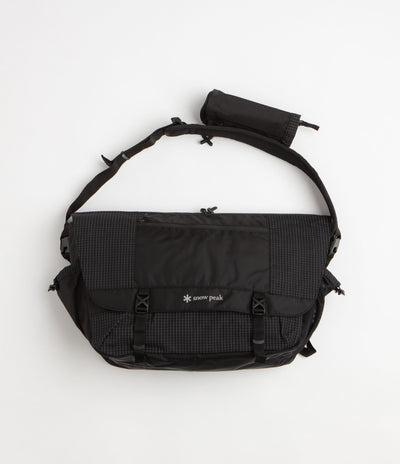 Snow Peak Grid Messenger Bag - Black