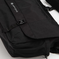 Snow Peak Grid Messenger Bag - Black thumbnail
