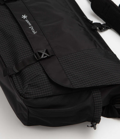 Snow Peak Grid Messenger Bag - Black