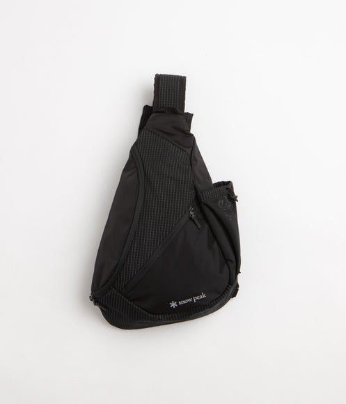 Snow Peak Grid Sling Bag - Black