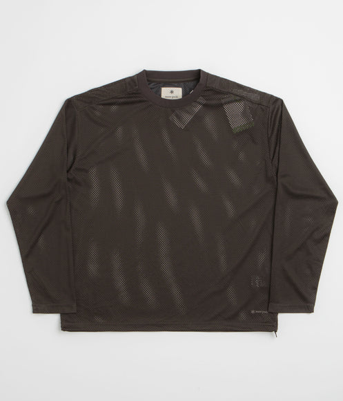 Snow Peak Insect Shield Mesh Long Sleeve T-Shirt - Black