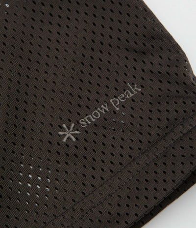 Snow Peak Insect Shield Mesh Long Sleeve T-Shirt in Black